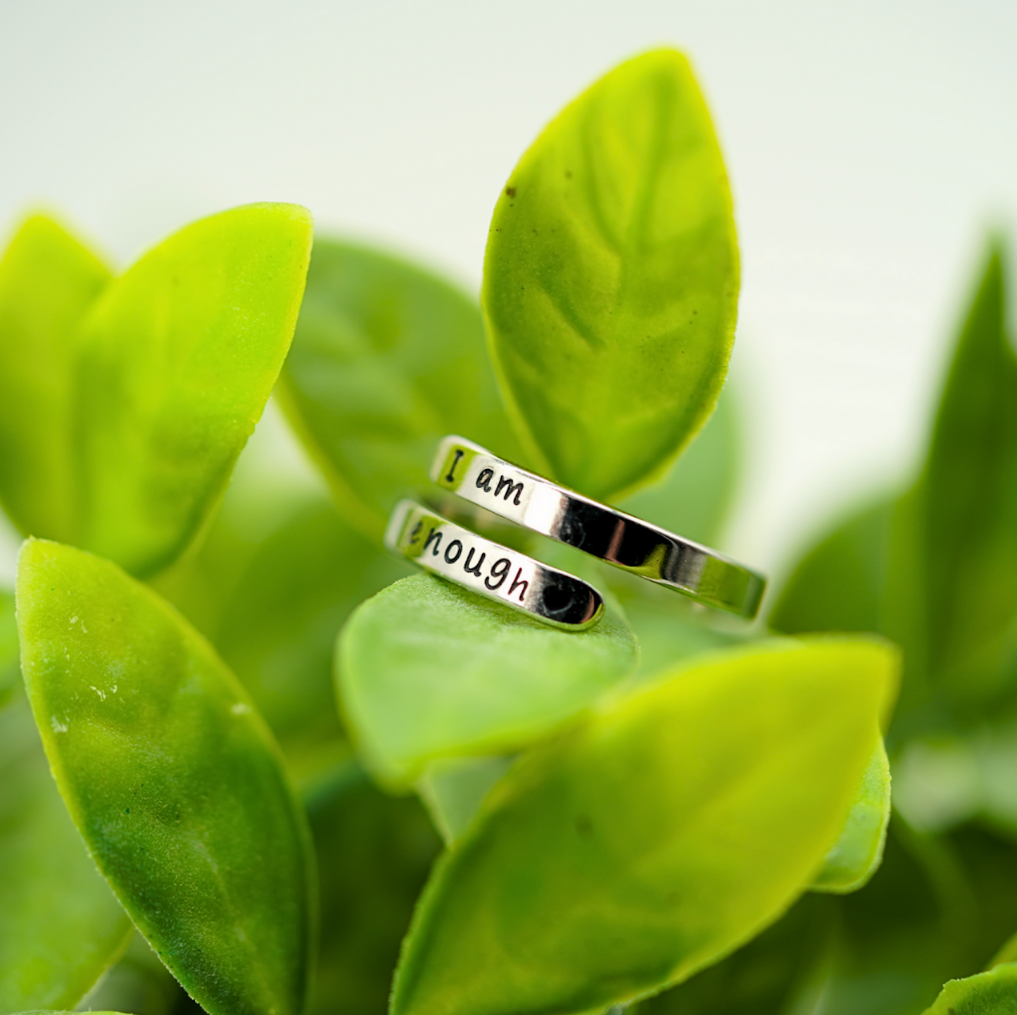 "I Am Enough" Ring