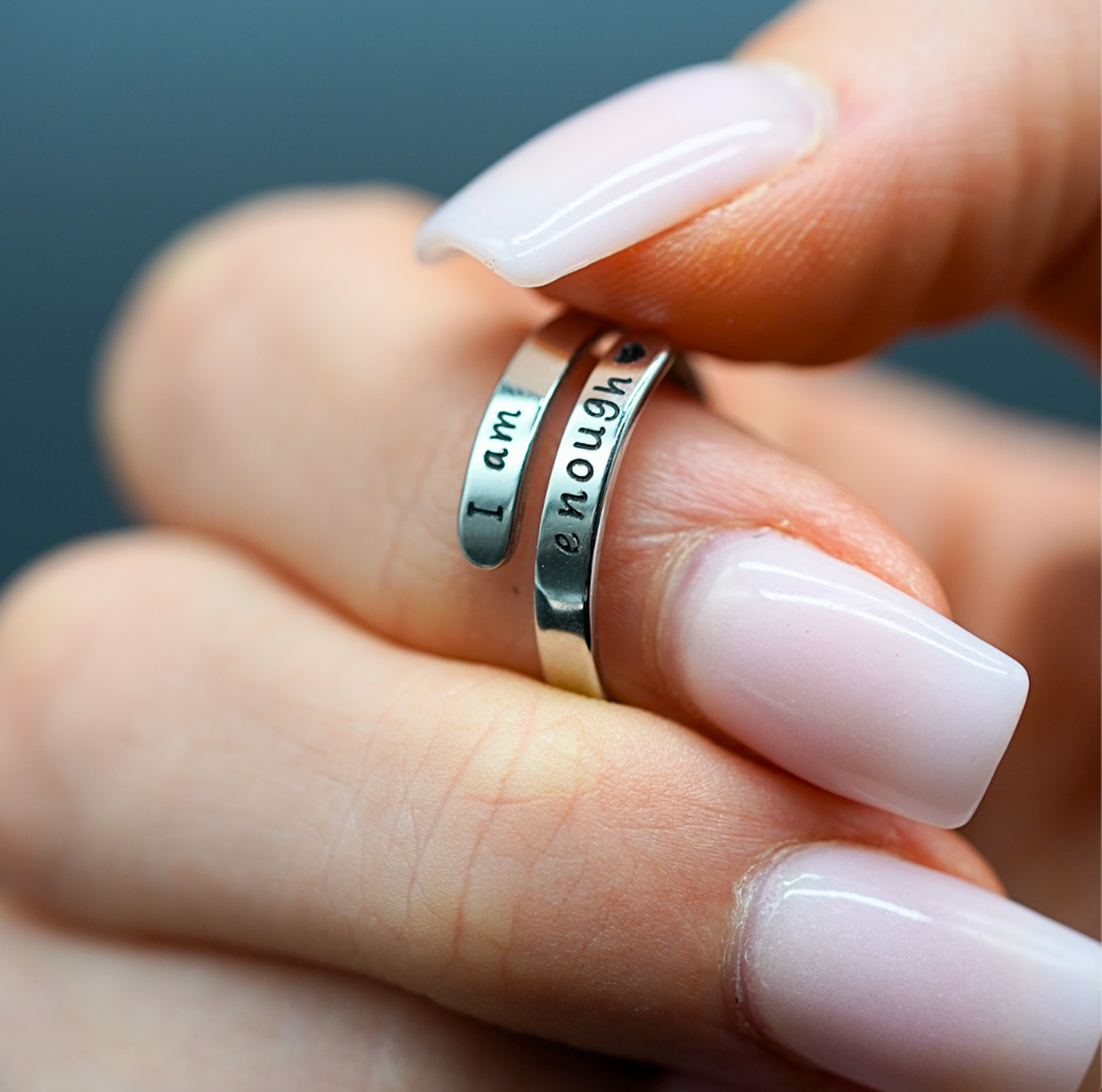 "I Am Enough" Ring